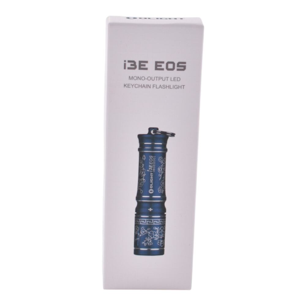 Olight i3E EOS Keychain Flashlight - New - Blue Porcelain